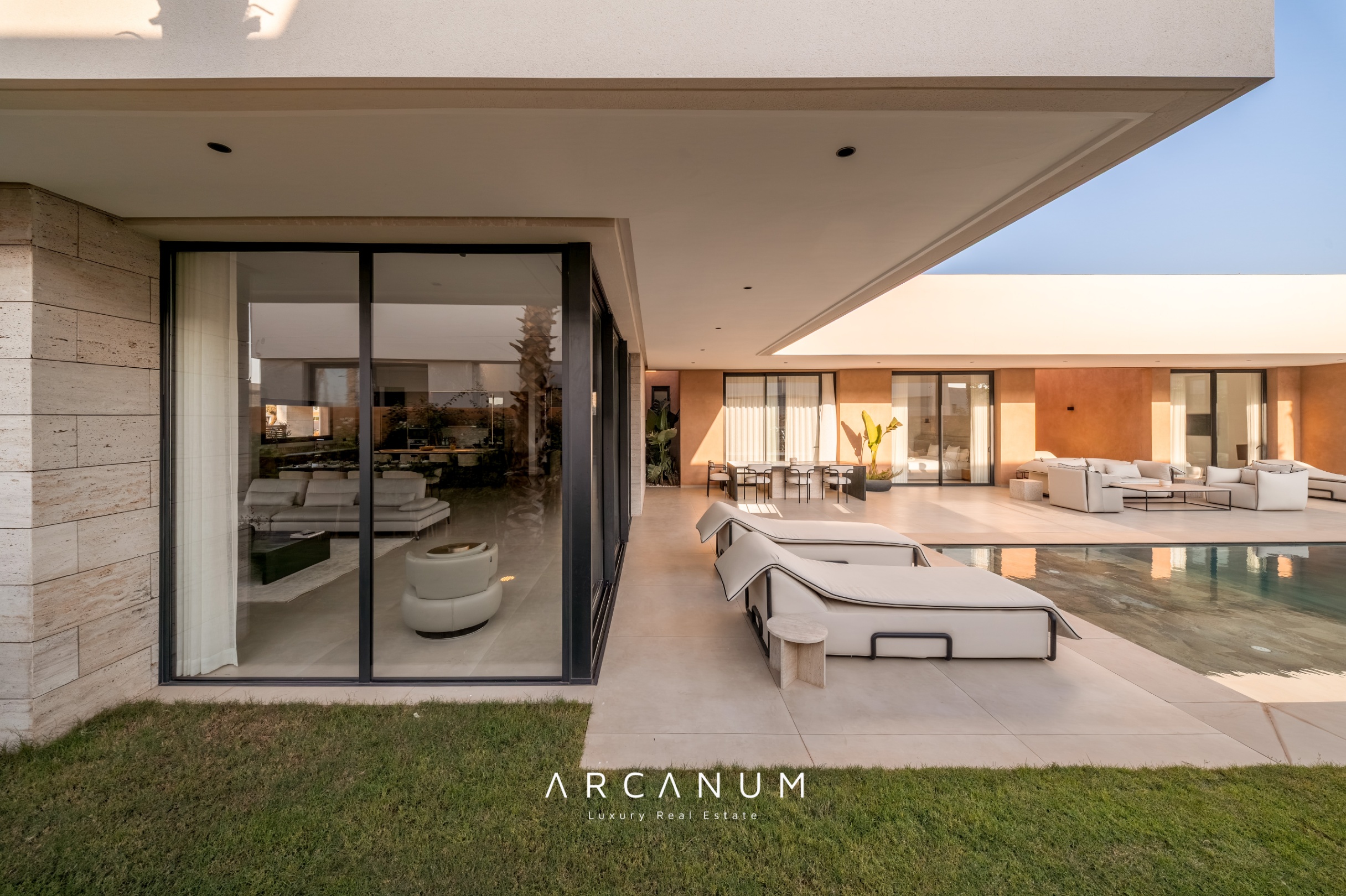 ROUTE DE L’OURIKA – SUR PLAN - VILLAS CONTEMPORAINES 3ÈME TRANCHE