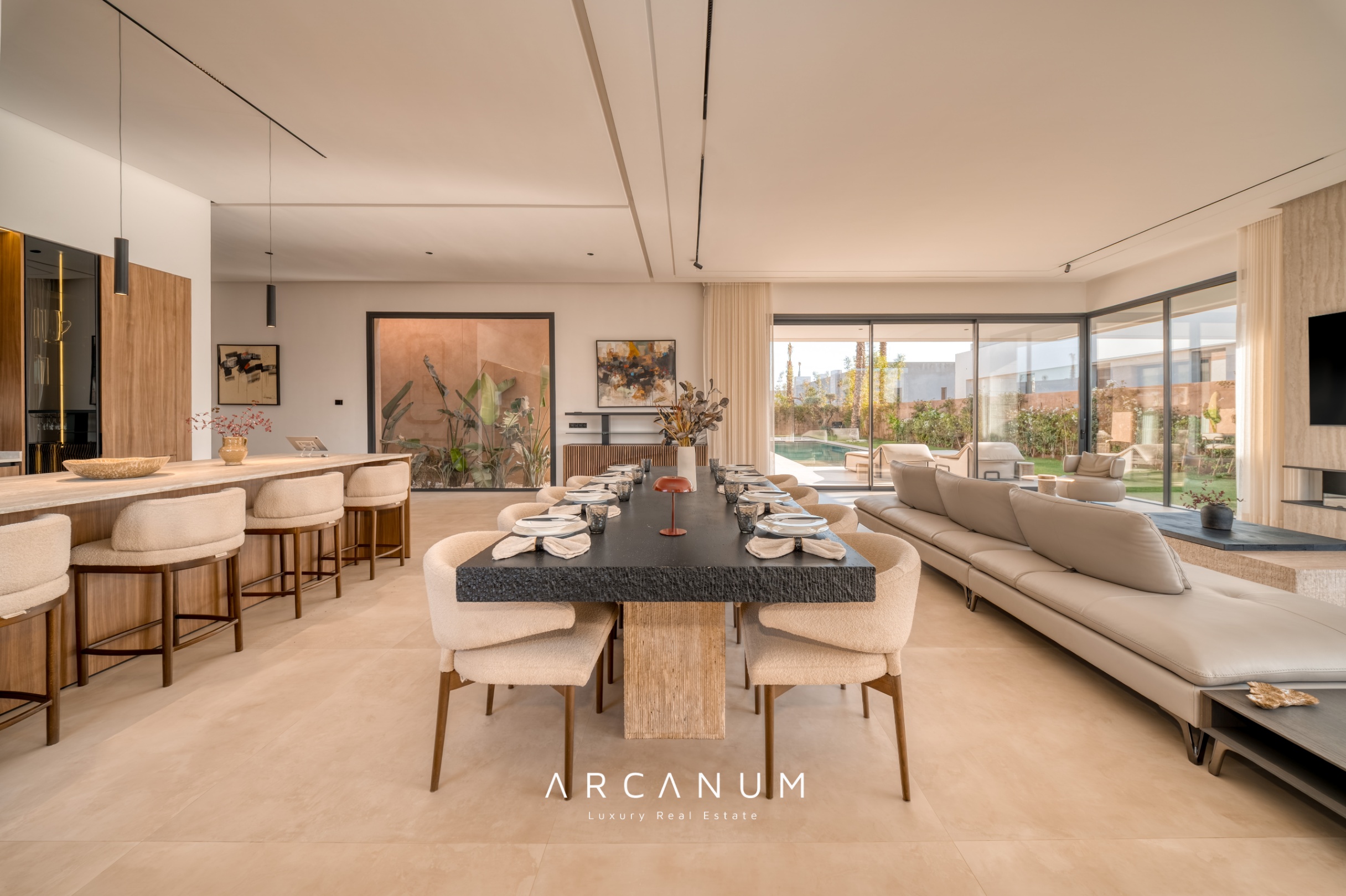 ROUTE DE L’OURIKA – SUR PLAN - VILLAS CONTEMPORAINES 3ÈME TRANCHE