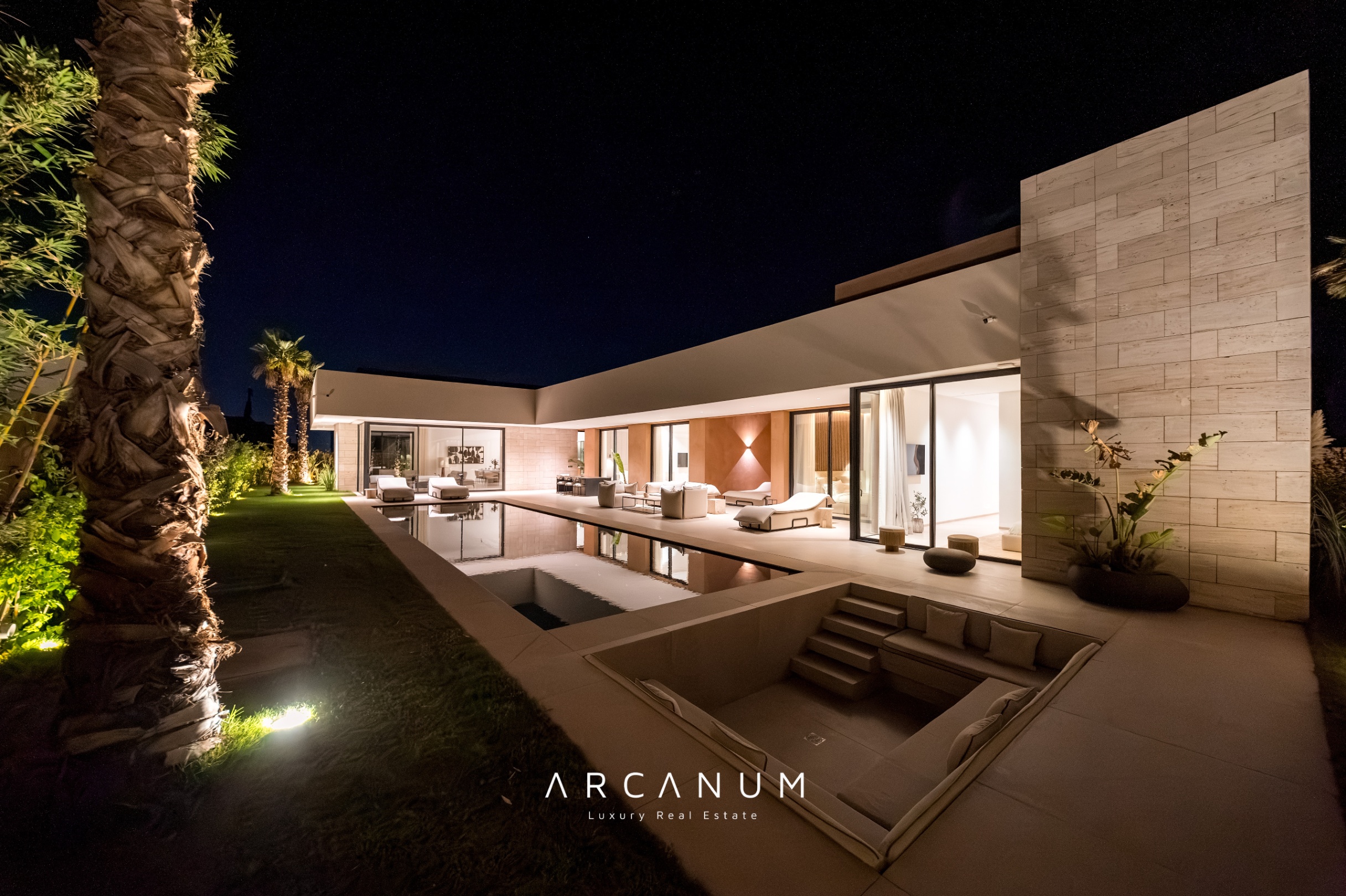 ROUTE DE L’OURIKA – SUR PLAN - VILLAS CONTEMPORAINES 3ÈME TRANCHE