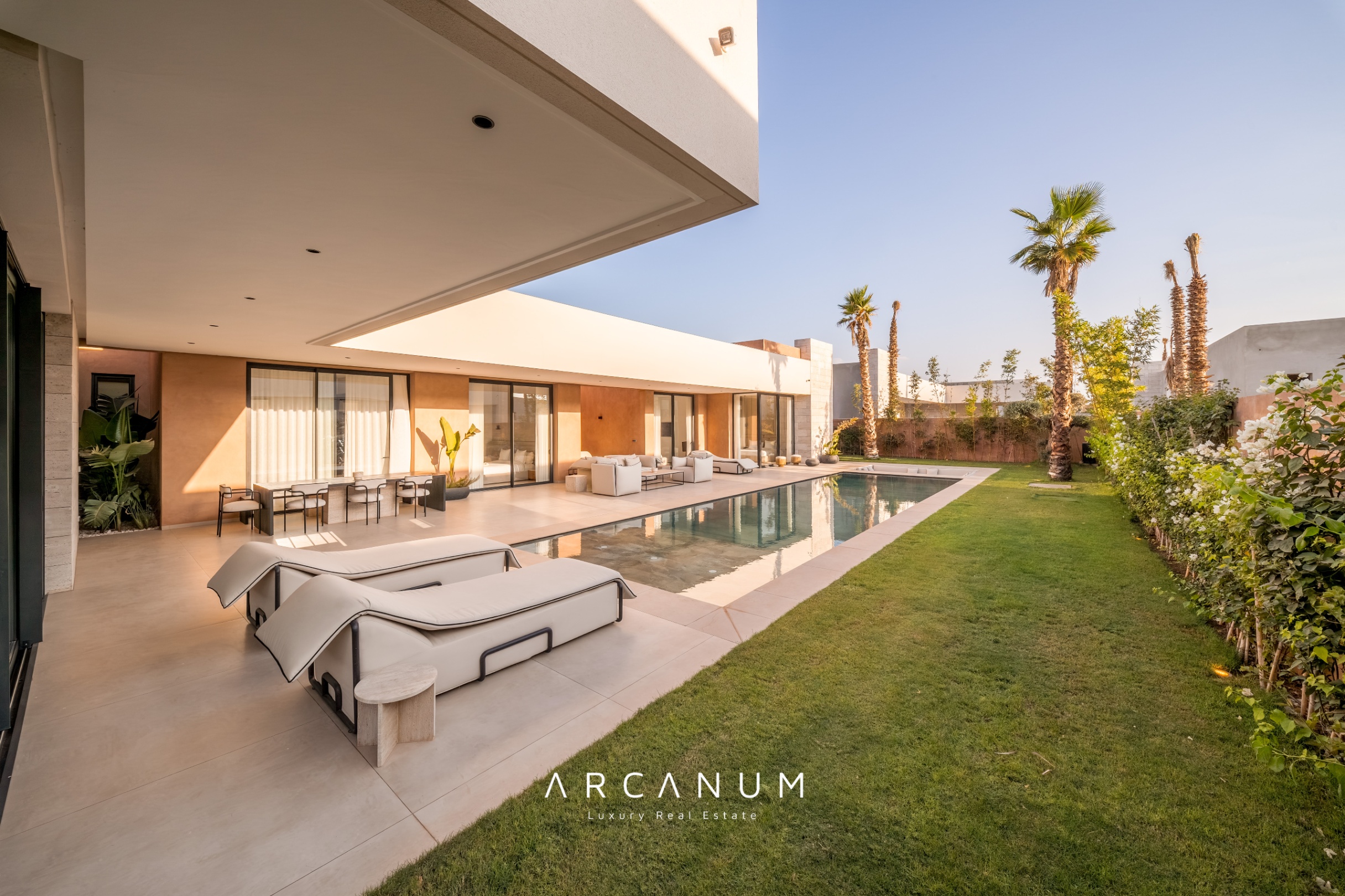 ROUTE DE L’OURIKA – SUR PLAN - VILLAS CONTEMPORAINES 3ÈME TRANCHE