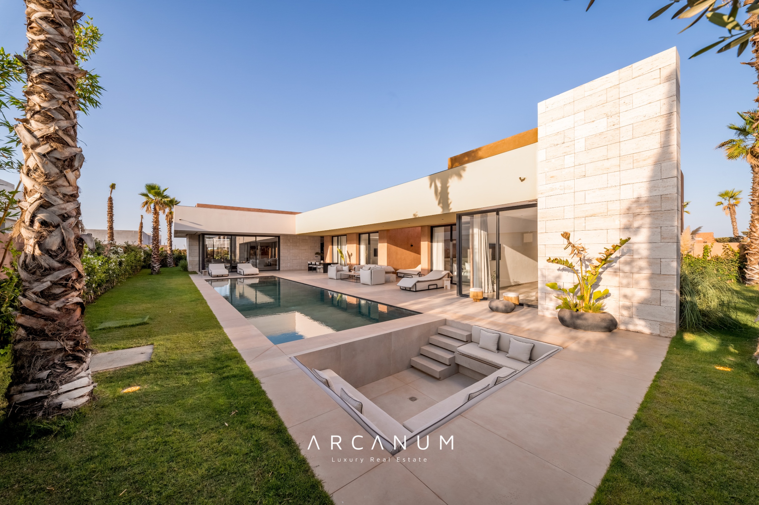 ROUTE DE L’OURIKA – SUR PLAN - VILLAS CONTEMPORAINES 3ÈME TRANCHE