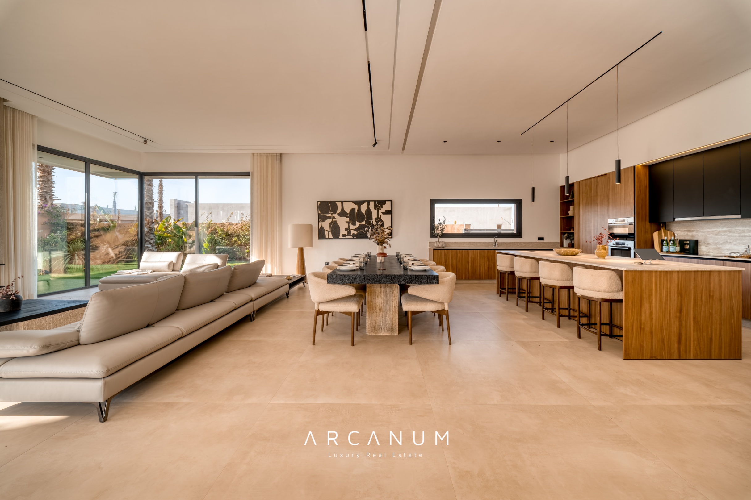 ROUTE DE L’OURIKA – SUR PLAN - VILLAS CONTEMPORAINES 3ÈME TRANCHE