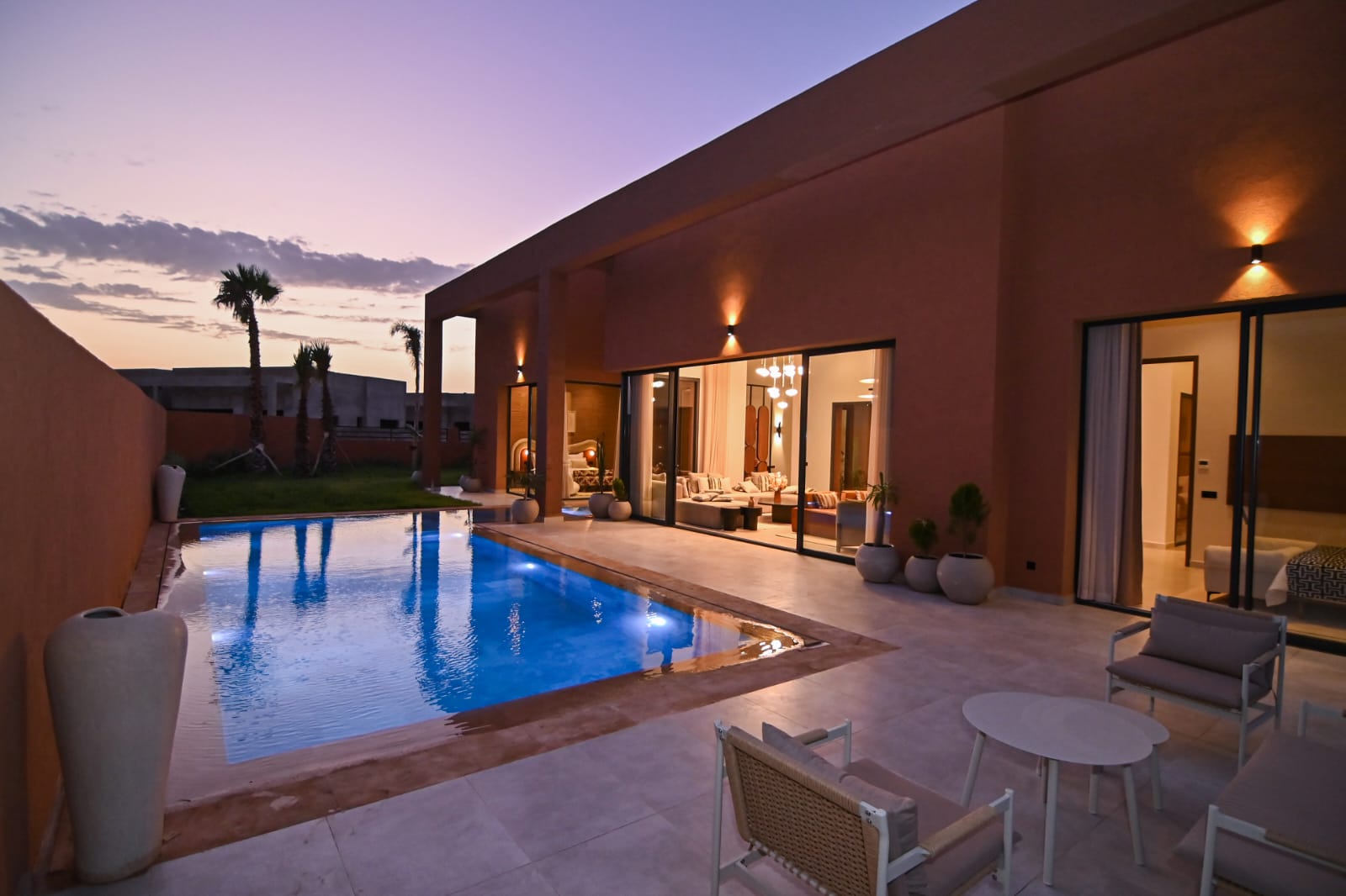 SUR PLAN - VILLAS CONTEMPORAINES DE PLAIN-PIED ROUTE D’AMIZMIZ