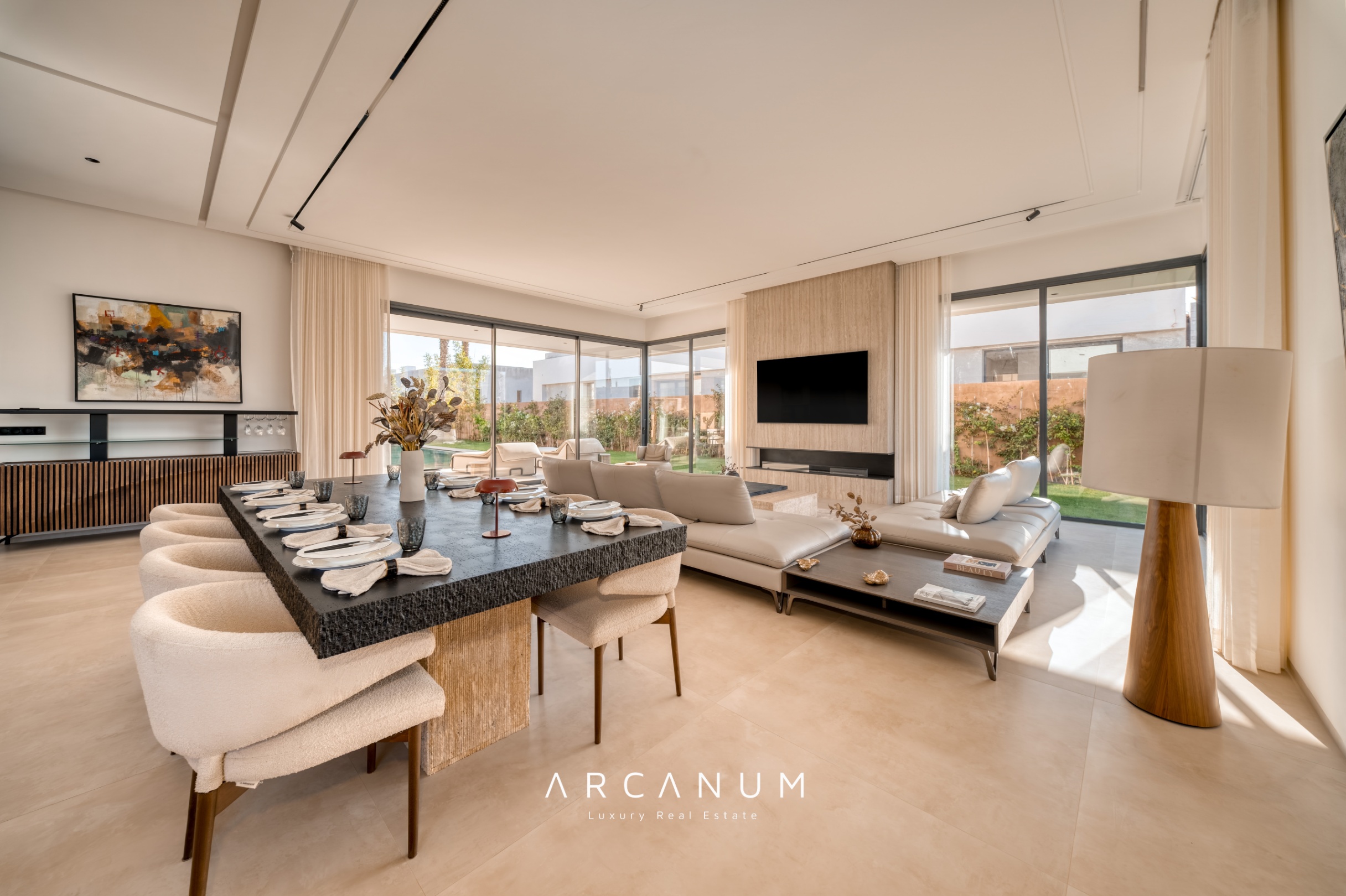 ROUTE DE L’OURIKA – SUR PLAN - VILLAS CONTEMPORAINES 3ÈME TRANCHE