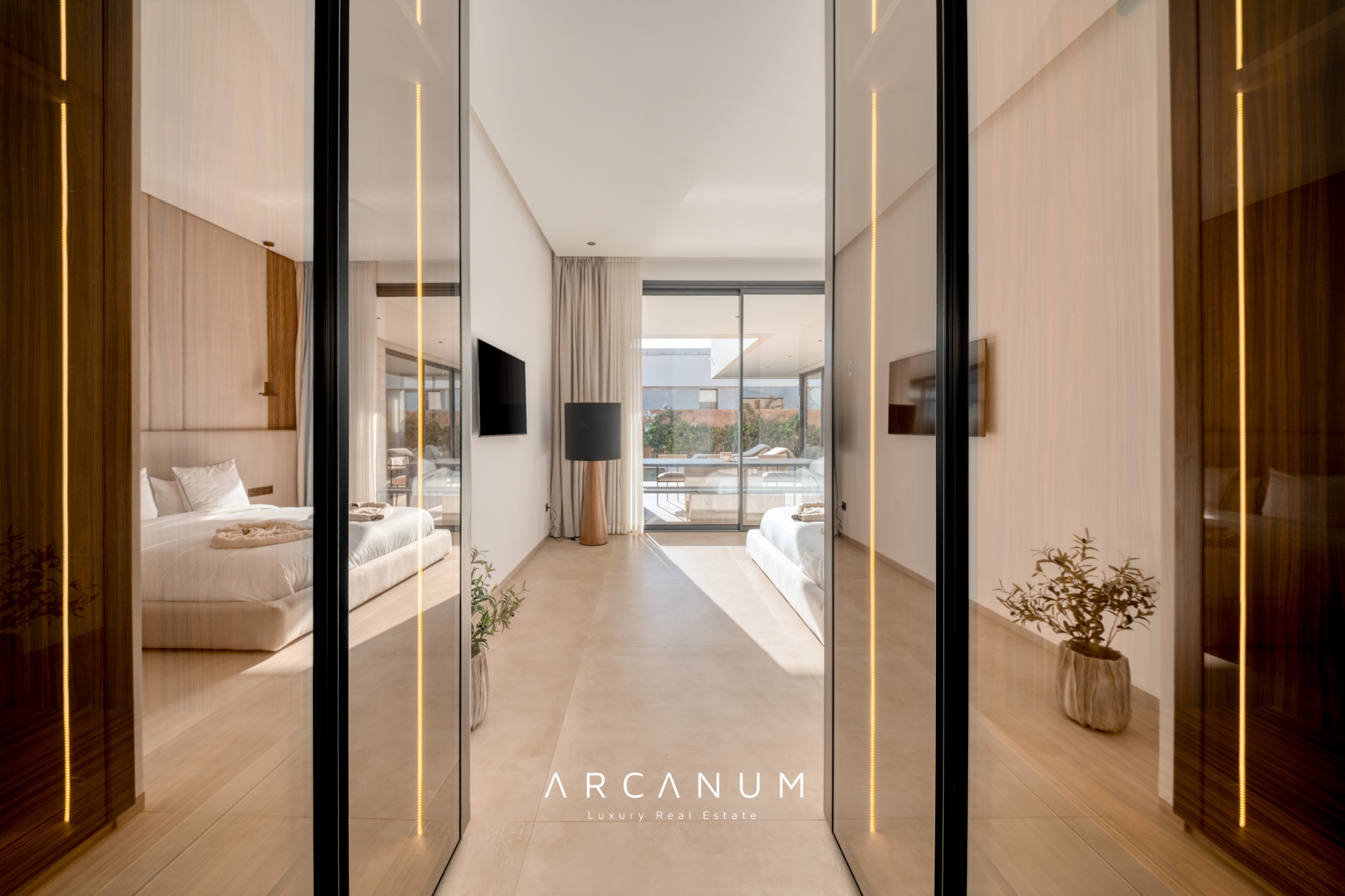 ROUTE DE L’OURIKA – SUR PLAN - VILLAS CONTEMPORAINES 3ÈME TRANCHE