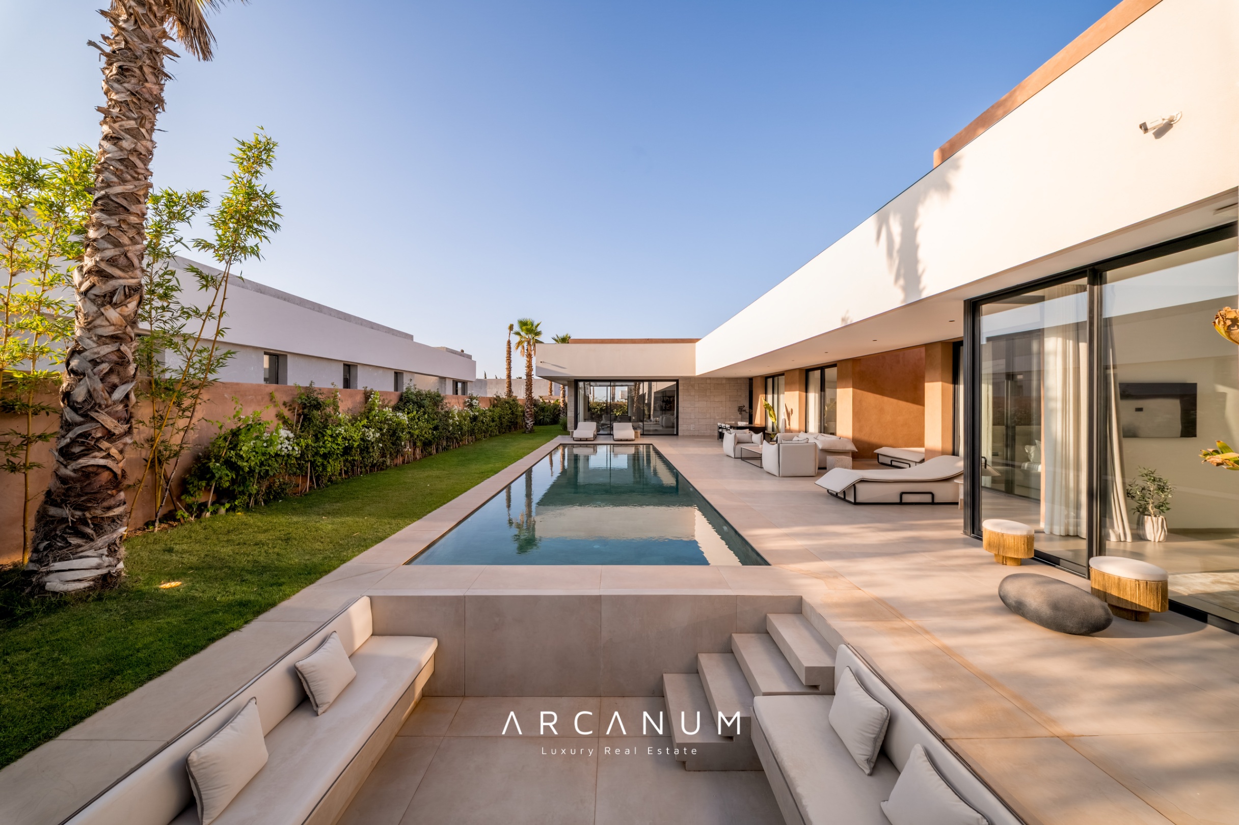 ROUTE DE L’OURIKA – SUR PLAN - VILLAS CONTEMPORAINES 3ÈME TRANCHE