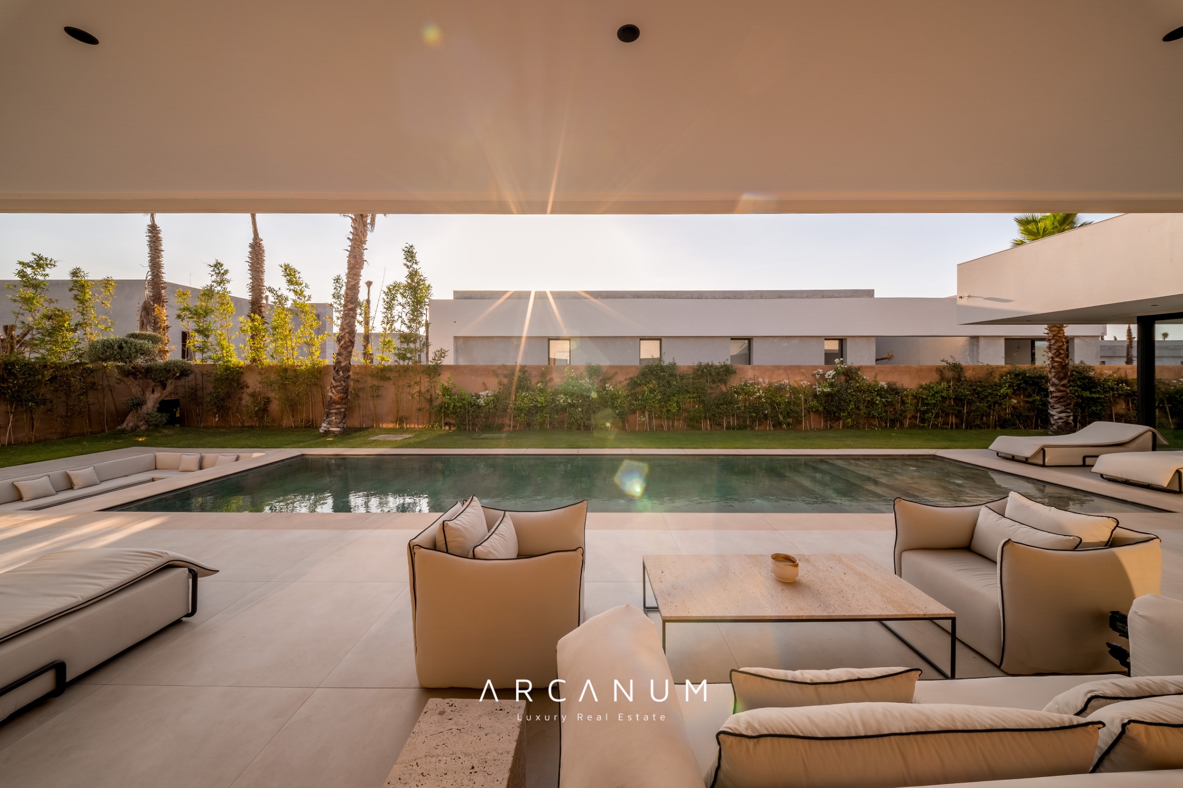 ROUTE DE L’OURIKA – SUR PLAN - VILLAS CONTEMPORAINES 3ÈME TRANCHE