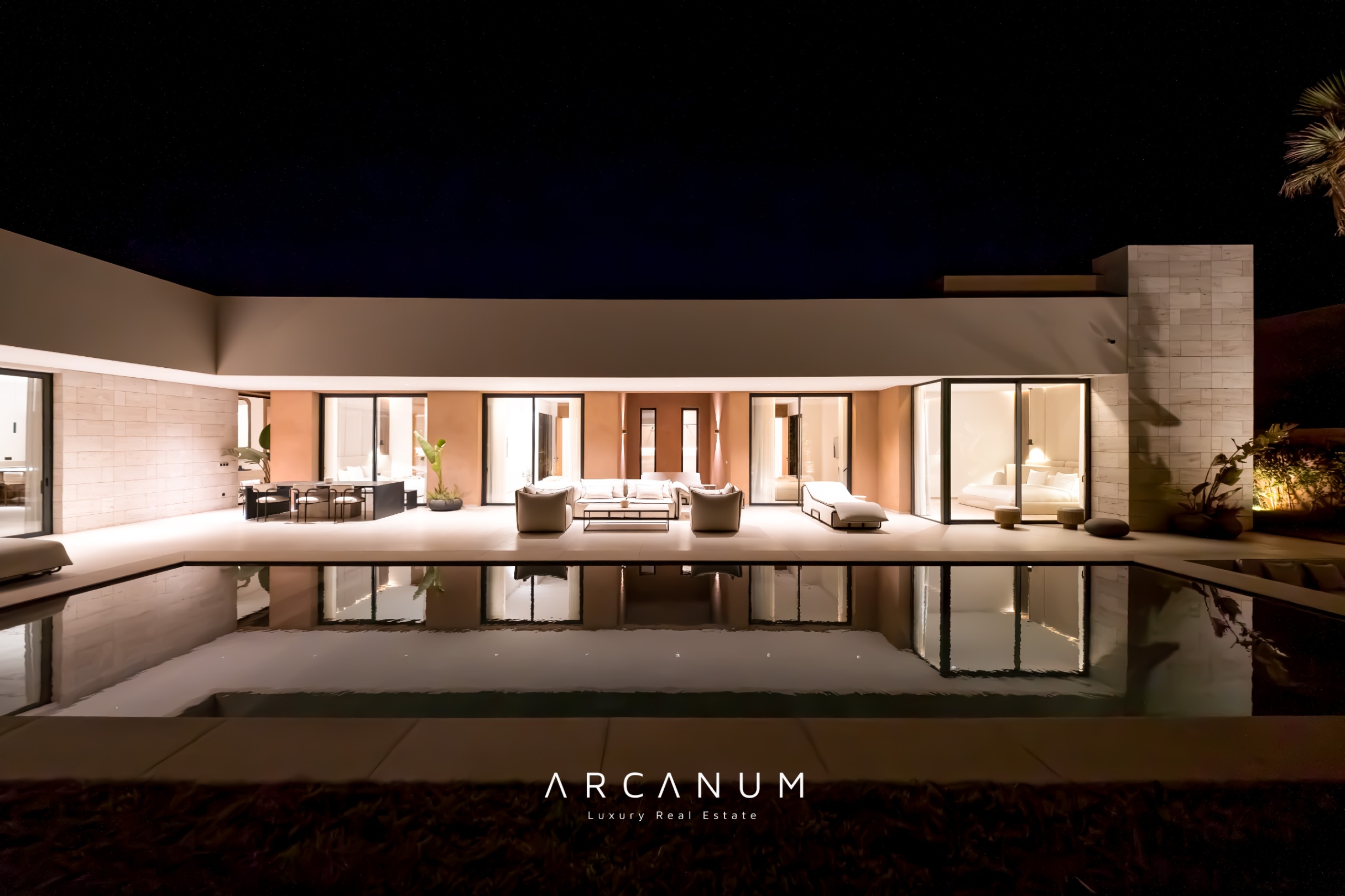 ROUTE DE L’OURIKA – SUR PLAN - VILLAS CONTEMPORAINES 3ÈME TRANCHE
