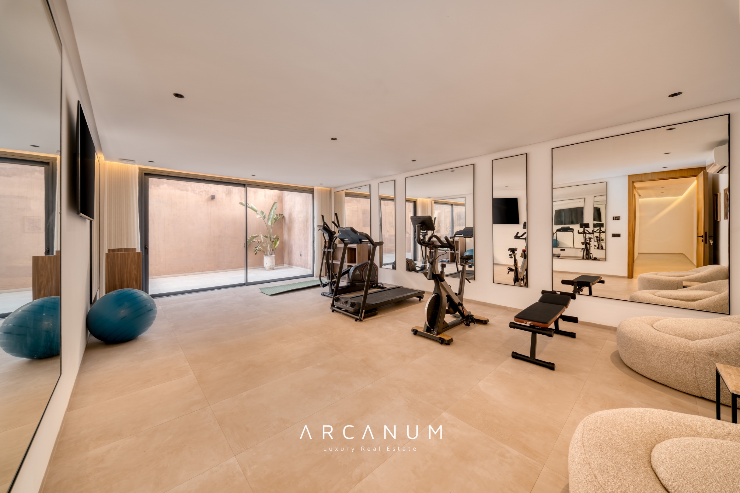 ROUTE DE L’OURIKA – SUR PLAN - VILLAS CONTEMPORAINES 3ÈME TRANCHE